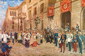 La procesión de Corpus Christi (1944)