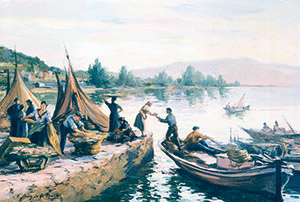 Comabarro "Puerto de Pescadores" (Pontevedra) (1962)