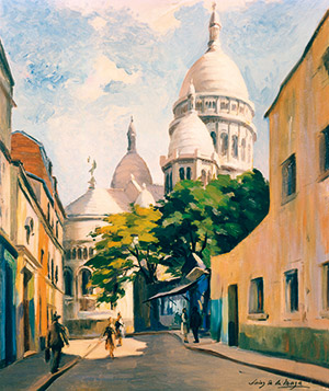 París “Rue du Chevalier de la Barre” (1955)